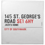 145 St. George's Road  Napkins