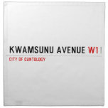 KwaMsunu Avenue  Napkins