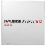 Cavendish avenue  Napkins