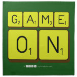GAME
 ON  Napkins