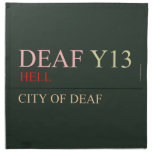 deaf  Napkins