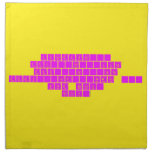 Excercise... Exc...er...cise Exs...ar...sise Eggs...are...sides ... For bacon! BACON!  Napkins