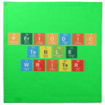 Periodic
 Table
 Writer  Napkins