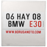 06 HAY 08  BMW   Napkins