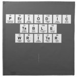 Periodic
 Table
 Writer 
 
   Napkins