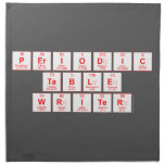 Periodic
 Table
 Writer  Napkins