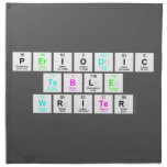 Periodic
 Table
 Writer  Napkins