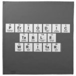 Periodic
 Table
 Writer  Napkins