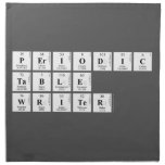 Periodic
 Table
 Writer  Napkins