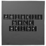 Periodic
 Table
 Writer  Napkins