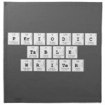 Periodic
 Table
 Writer  Napkins