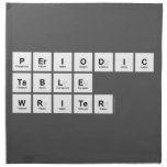 Periodic
 Table
 Writer  Napkins