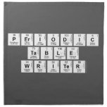Periodic
 Table
 Writer  Napkins