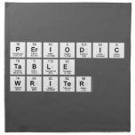 Periodic
 Table
 Writer  Napkins