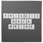 Periodic
 Table
 Writer  Napkins