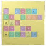 I love 
 Ms Nikki
 Cause
 She is
 Beautiful    Napkins
