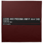 Leeds and Proxima HMVY  Napkins