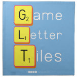 Game
 Letter
 Tiles  Napkins