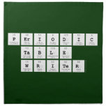 Periodic
 Table
 Writer  Napkins