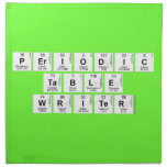 Periodic
 Table
 Writer  Napkins