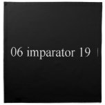 06 imparator 19  Napkins