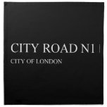 city road  Napkins