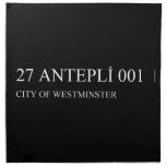 27 ANTEPLİ 001  Napkins