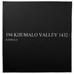 194 KHUMALO VALLEY  Napkins