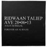 Ridwaan TaLiEp Ave  Napkins