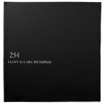 I LOVE KIA MIA THOMPSON    Napkins