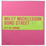 miley micklesson bond street  Napkins