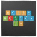 Happy
 Birthday
 Jo  Napkins