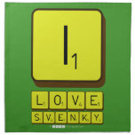 i
 love 
 svenky  Napkins