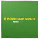 I LOVE YOU NARE  Napkins