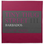 Tiny Thug Street  Napkins