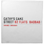 Cathy's Cake Street  Napkins