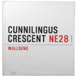 Cunnilingus  crescent  Napkins