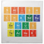 Satish
 Chandra
 Genius
 Teacher  Napkins