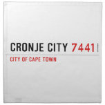 Cronje City  Napkins