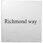 Richmond way  Napkins