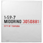 1-59-7  MIDORINO  Napkins