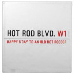 Hot Rod Blvd.  Napkins