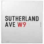 Sutherland ave  Napkins