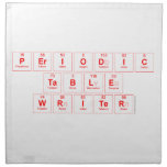 Periodic
 Table
 Writer  Napkins