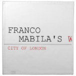franco    mabila's  Napkins