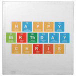 Happy
 Birthday 
 Chris  Napkins