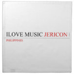 ilove music  Napkins