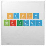 happy
 birthday
   Napkins