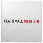Keats Vale  Napkins