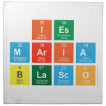IES
 MARIA 
 BLASCO  Napkins